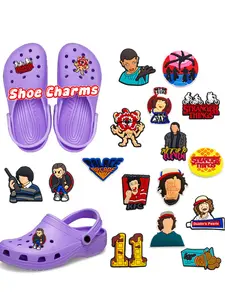 Shoe charms set,New Stranger Things cartoon series, comfortable design, durable and stylish, suitable for everyday wear, the ideal gift for fashionistas crocs accessories, All Seasons, Easy To Wear, Party Ready