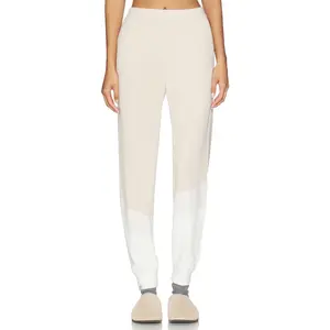 Barefoot Dreams CozyChic Ultra Lite Wavy Jogger in Stone