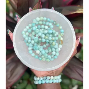 Amazonite Beaded Bracelet 8MM