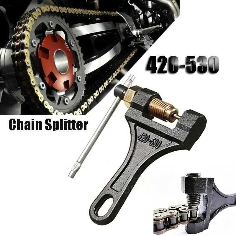Chain Breaker #420-530 Chain Tool Chain Splitter for Mud Pit Bicycle Bike ATV Quad Kart Scooter Motorcycle Bicycle Chain Breaker #420 428 520 525 528 530