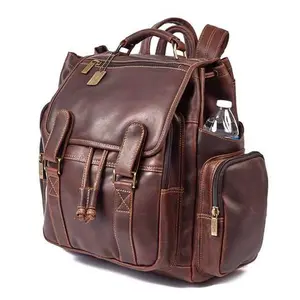 212 MAIN Fashionable Legendary Look Jumbo Backpack - Dark Brown (Model 600004991962)