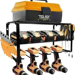 Possible Heavy Duty Power Tool Organizer, Storage Rack, Drill Holder Wall Mount, Cordless Tool Organizer Slide