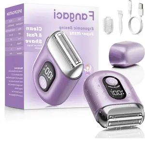 [TikTokShopStockUp]UPGRADE Cordless Electric Shaver for Women: Mini Electric Razors with LED Display - compact razor - IPX7 Waterproof Wet Dry Face Razor for Body Public Leg Fallfreshness