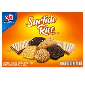 Gamesa Surtido Rico Galleta Assorted Cookies 15.4 oz Variety Pack of Galletas
