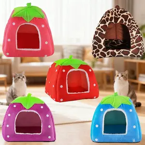 Cozy Wool Bed for Small Animals, Suitable for Pet Hedgehog Dragon Cat Porcupine, Washable Winter Sleeping House, Various Colors Available, Hamster Cage Habitat