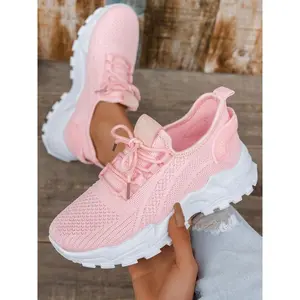 Women's Sporty Breathable Running Shoes, Casual Comfortable Running Shoes, Fashionable Sneakers for Daily Wear, Workout Sneakers