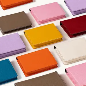 Personalized Leather Business Card Holder by KSL Made, Custom Engraved Name, Corporate Gift, Gift for Her