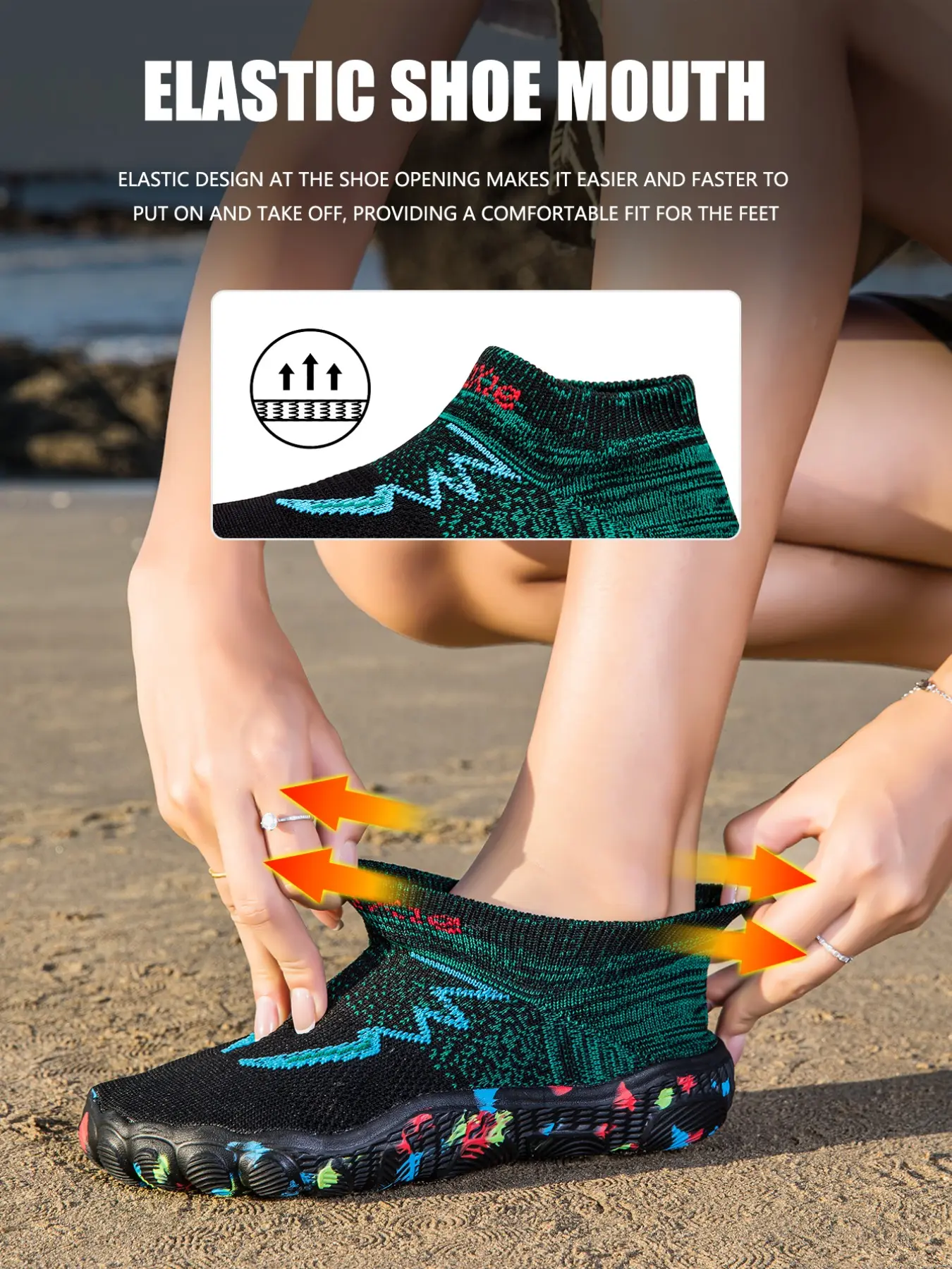Unisex Breathable Wide Toe Water Shoes, Water Aqua Shoes, Non-Slip Low Top Sneakers, Comfortable All-Season Outdoor Activities, Lightweight Beach Sandals, Beach Footwear, Water Sports Footwear, Fisherman Beach Shoes, Beach Pool Shoes