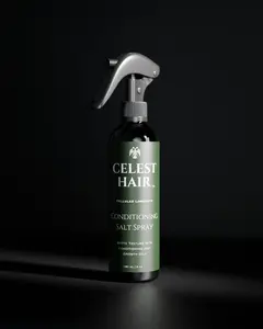 Sea Salt Spray and Conditioning Spray: Cellular Longevity Infused Rosemary, Peppermint, and Clove, Moisturizing Organic Haircare Hairline