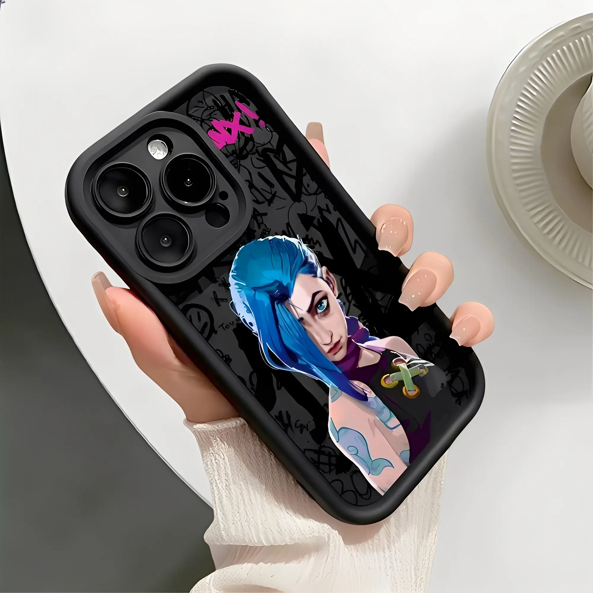 jinx graffiti phone case - TikTok Shop