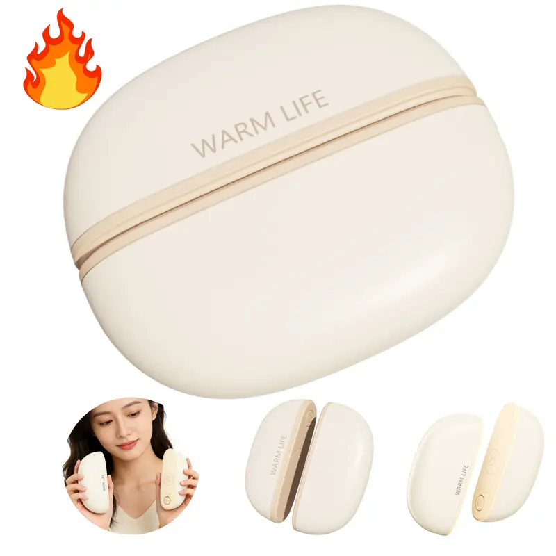 Magnetic Rechargeable Hand Warmers Split into Two 3-Level Heat Portable Pocket Size Winter Heater for Christmas Outdoor Hunting Camping Skiing