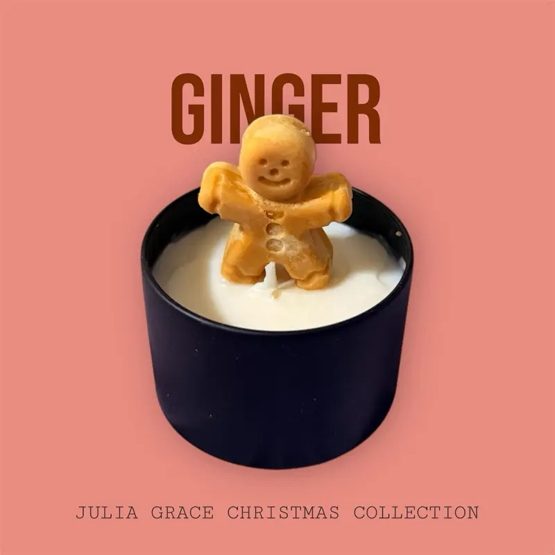 Julia Grace Mini Gingerbread Baby Candle - Christmas Collection - Scented Candle