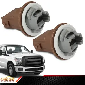 Lights Bulb Sockets 2Pcs Ford Fit For Headlight Turn Signal Brake Parking Tail