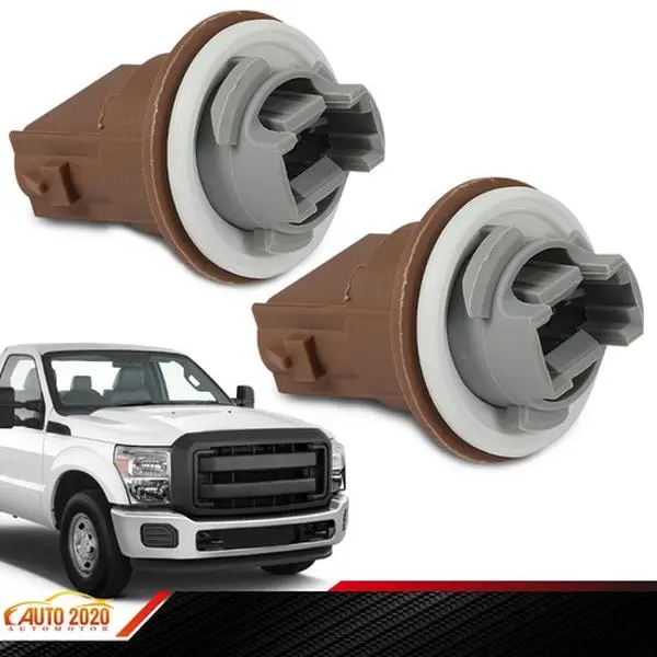 2Pcs Ford-Compatible Automotive Lighting Socket Set - 3157 Series Bulb Holders for Headlights, Turn Signals
