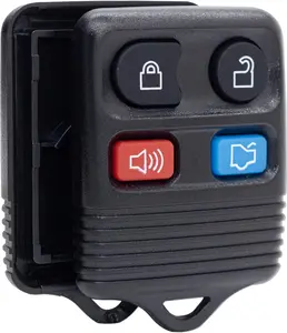 Key Shell Key Case Fits for Ford F150 F250 F350 Explorer Expedition 1998-2016 / Ranger Escape Edge E150 Freestar / Lincoln Navigator Mazda 4 Button Remote Control Replacement CWTWB1U345