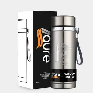 800ml Intelligent Digital Thermos LED Temperature Display Water Bottle Cup Flask Tea Infuser Vacuum Insulated Thermos Bottle (Stainless Steel) Coffee Drinkware Portable Coffee Drinkware Lid Bottled Tumbler Mug Sturdy