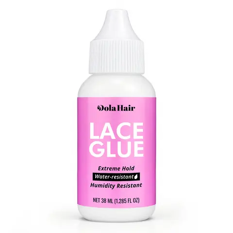 Dolahair Lace Glue for Wig Install Waterproof Strong Hold Wig Glue for Front Lace Wig, Invisible Hair Bonding Adhesive Glue Extreme Hold Haircare