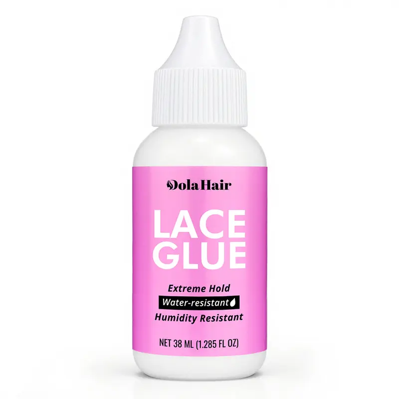 Dolahair Lace Glue for Wig Install Waterproof Strong Hold Wig Glue for Front Lace Wig, Invisible Hair Bonding Adhesive Glue Extreme Hold Haircare