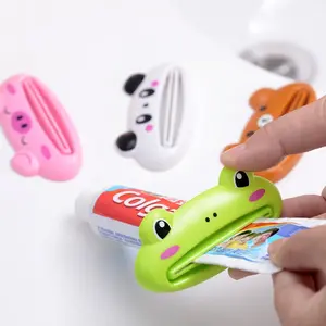 4pcs Colorful Cute Lazy Toothpaste Squeezer, Manual Multi-Purpose Tube Squeezer for Bathroom, Durable & Easy-To-Use Design