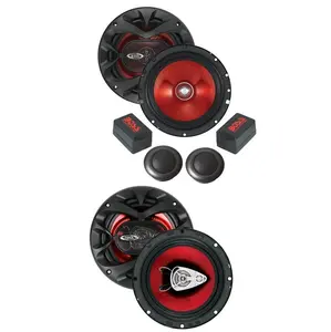 BOSS CH6CK 6.5" 350W Component and Boss CH6530 6.5" 300W Car Speakers Package