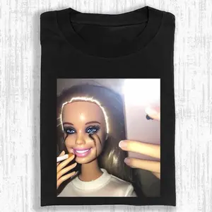 Funny Vintage Washed Crew Neck Tee Heavyweight(280g) Regular Fit Casual Comfort Breathable Short Sleeve Funny T-shirts for Summer Fashion Men&Women's Top for Daily Wear 07092