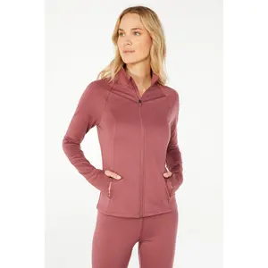 Essential Yoga Jacket (Crushed Berry)