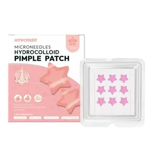 9pcs Hydrogel Micro Needle Acne Patches, Gentle Non-Irritating Star Care Acne Stickers, Deep Cleaning Acne Patch, Daily Concealer