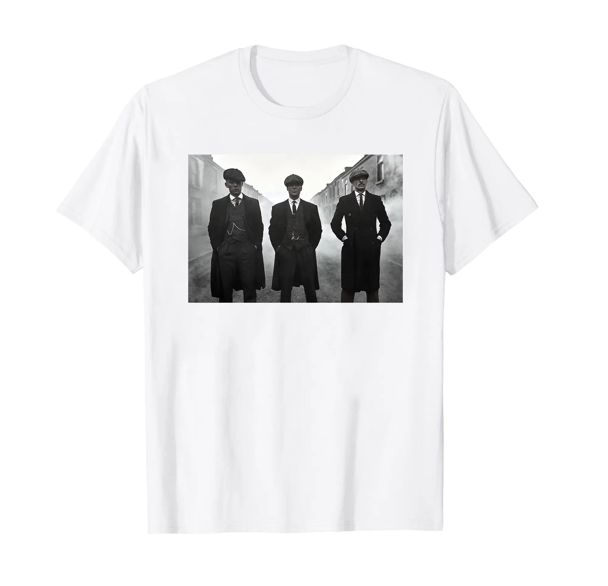 VintageTee Gildan Peaky Blinders Series T-Shirt, Tommy Shelby, Arthur Shelby, Thomas Shelby, Black and White Photo T-Shirt, Retro T-Shirt, Gift For Peaky Blinders Fan