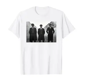 VintageTee Gildan Peaky Blinders Series T-Shirt, Tommy Shelby, Arthur Shelby, Thomas Shelby, Black and White Photo T-Shirt, Retro T-Shirt, Gift For Peaky Blinders Fan