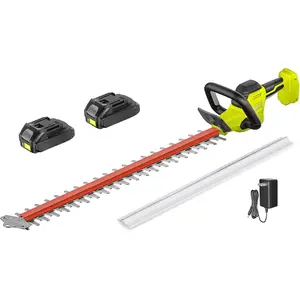 22 inch Hedge Trimmer Cordless with 2  and Charger, 20V Handheld Electric Hedge Trimmer with -Action , Lightweight Bush Trimmer Pruning Shears Grass  Shrub for Garden Yard Tools