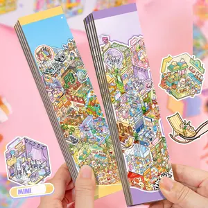 12 Sheets Pet Material Sticker Book, Hand Series Decorative Stickers, Journal Supplies, Perfect Birthday Gift Idea, Art Stickers