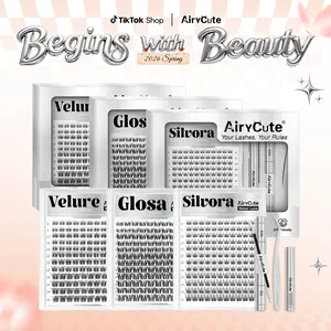 AiryCute Natural Style Collection | Say Goodbye to Clumpy Lashes | Velure, Silvora, Glosa | Natural Daily Style | Beginner-Friendly DIY Lashes | Flawless Trendy Must-Have Clusters #SummerVibes