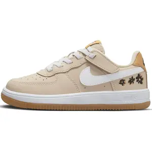 Little Kid's Nike Force 1 Low Easyon SE Sndrft/Wht-Twn-Blk (FZ1602 100)