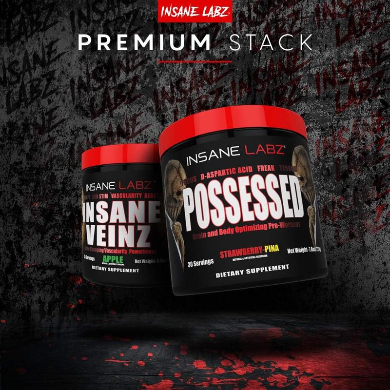 Universa Possessed Pre-Workout Powder – Caffeine & Creatine Blend for Energy, Focus, and Training Support – 3 Flavors – 30 Servings