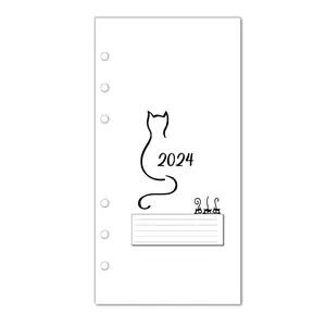 2024 Monthly Planner Calendar Inserts for Personal Size Planners and Notebooks (3.75x6.75 inches), Fits Personal Filofax, Carpe Diem, Color Crush, Kikki K,Kate Spade