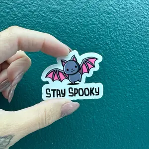 Stay Spooky bat Halloween sticker