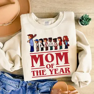 Steve Harrington Mom of the Year Shirt, Steve Harrinton Shirt, Harrington Crewneck, Stranger Sweatshirt, Steve Sweatshirt