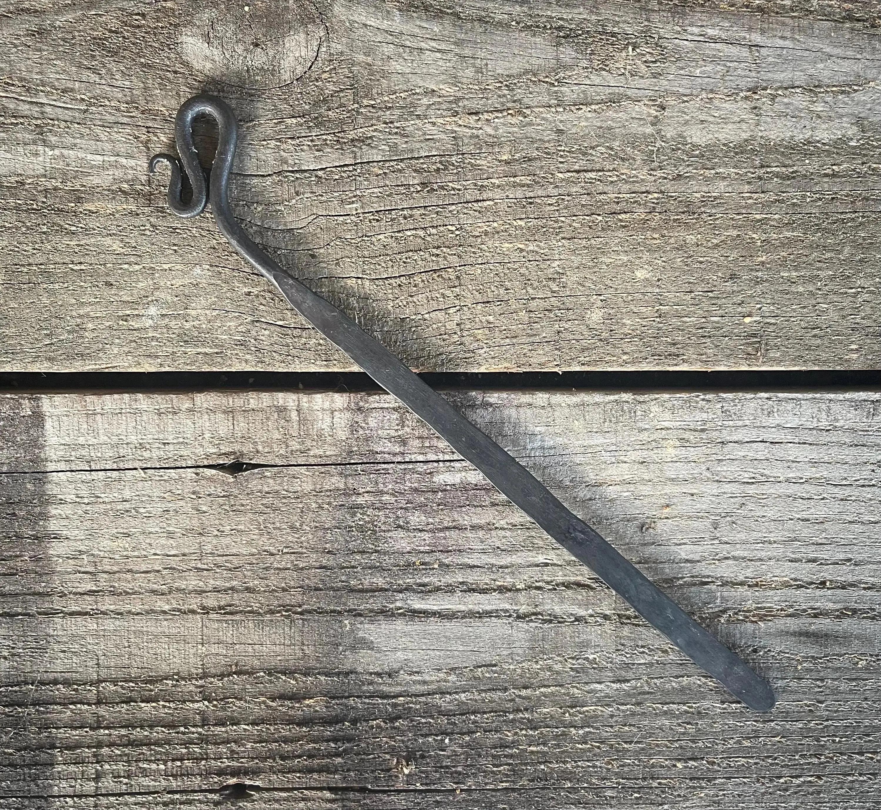 Hand-Forged Steel Bookmark - Serpent