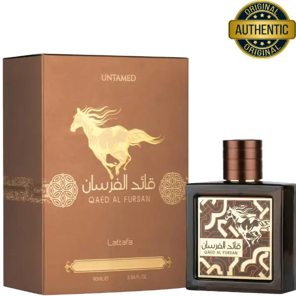 Qaed Al Fursan Untamed by Lattafa, 3 oz EDP Spray for Unisex