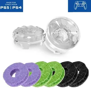 Thumbsticks Grips for PS4/PS5, XBOX, Professional Thumb Grips Joystick Cap Analog Stick Cover, 2 Thumbsticks - 1 High-Rise & 1 Mid-Rise grips player controller player controller aim assist motion control Anti-Slip Silicone PS5 Controller Cover