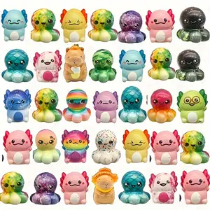 10/20/30 Pcs Random Squishy Animal Toys, Mini Soft Squeeze Toys for Birthday Party Classroom Rewards