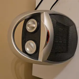 R.W.FLAME Small Space Heater for Indoor Use, Electric Ceramic Space Heater, Portable Heaters Fan for Office and Bedroom with Adjustable Thermostat ETL Listed,1500W