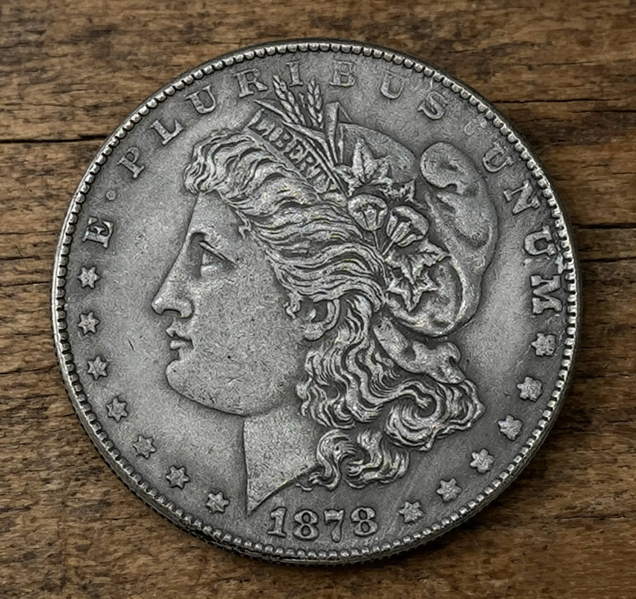 1878 to 1921 Morgan silver vintage collectible numismatic hobby piece