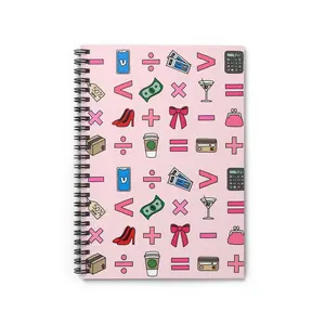 Girl Math Spiral Journal Notepad
