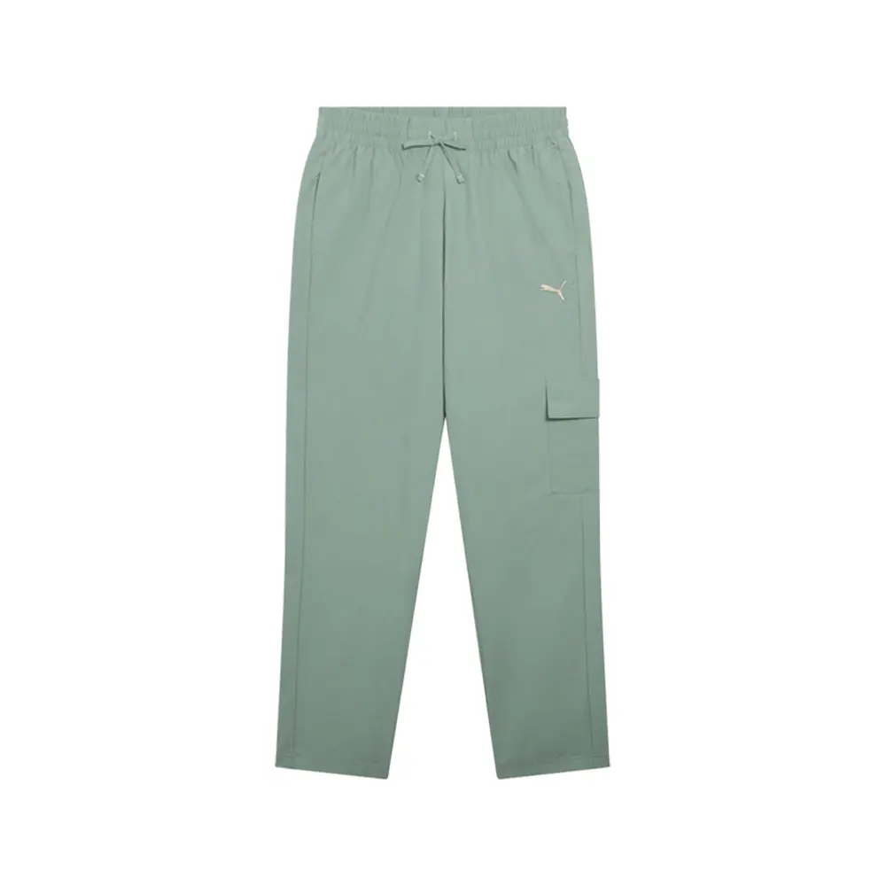 PUMA Mens Essentials Woven Cargo Pants Casual - Green