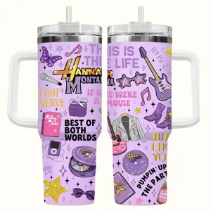 Hannah Montana 20th Anniversary 20oz 40oz Tumbler, Hannah Mug, Pop Star Tumbler, Girl Trip, Gift For Fan