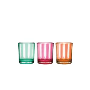 14 oz Striped Acrylic Drinking Glass