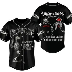 $uicideboy.S Broken Just Lay Me Down In My Grave Baseball Jersey HY1967