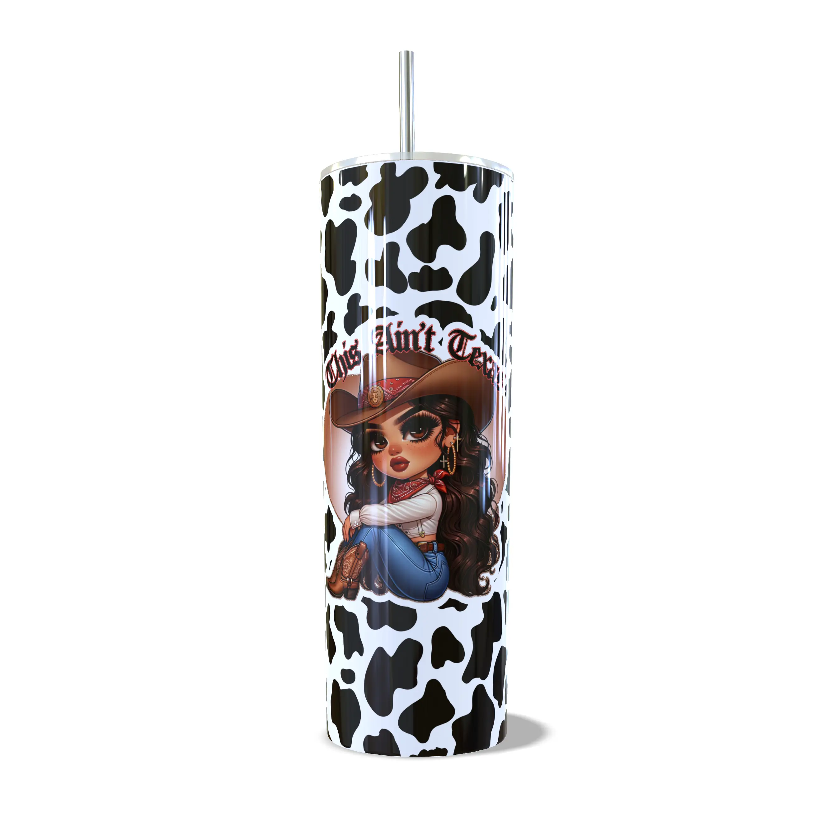 Cowgirl Tumbler Drinkware Reusable Washable