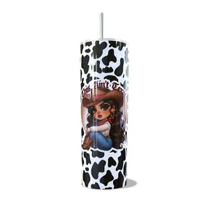 Cowgirl Tumbler Drinkware Reusable Washable